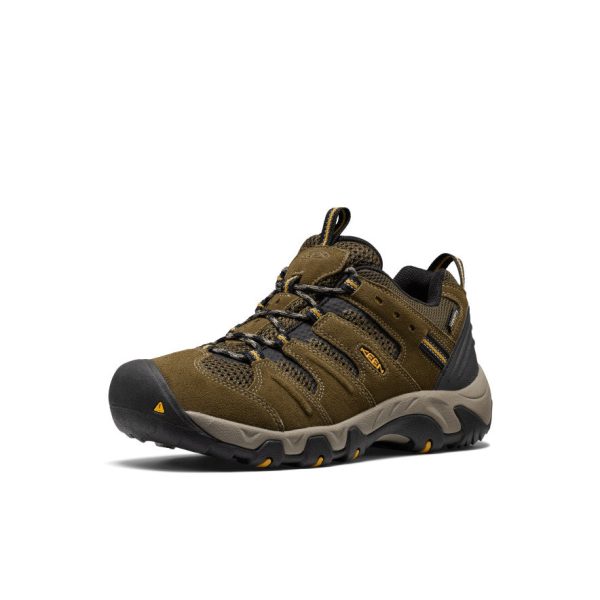 Men's Koven Waterproof Hiking Shoe  |  Dark Olive/Symphonic Sunset