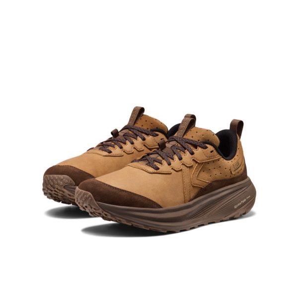 Men's Roam Leather Trail Running Shoe | Chipmunk/Dark Earth