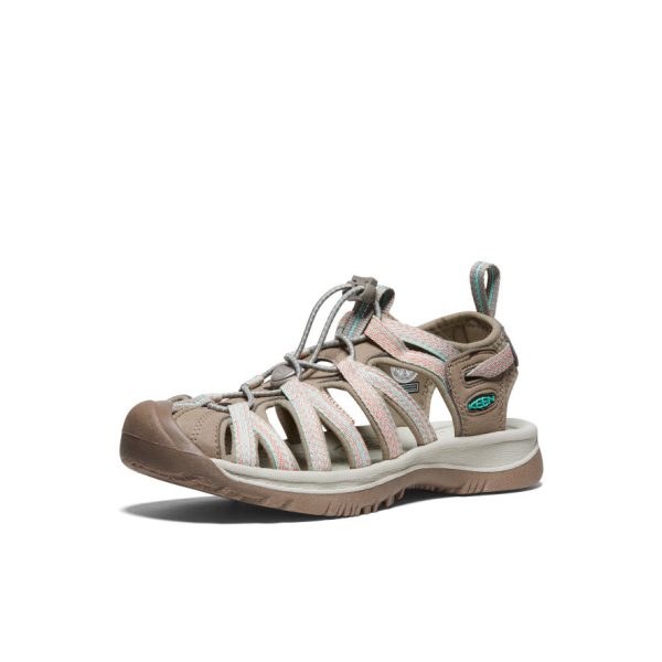 Women's Whisper | Taupe/Coral