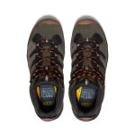 Men's Headout Waterproof Hiking Boot  |  Black Olive/Fossil Orange