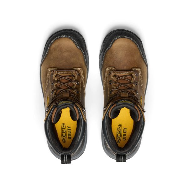 Men's Evanston 6 Waterproof Boot (Soft Toe)  |  Bison/Black