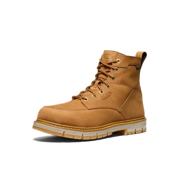 Men's San Jose 6 Waterproof 90° Heel Boot (Soft Toe) | Bistre/Gum