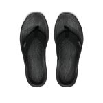 Men's Kona Leather Flip-Flop  |  Black/Steel Grey