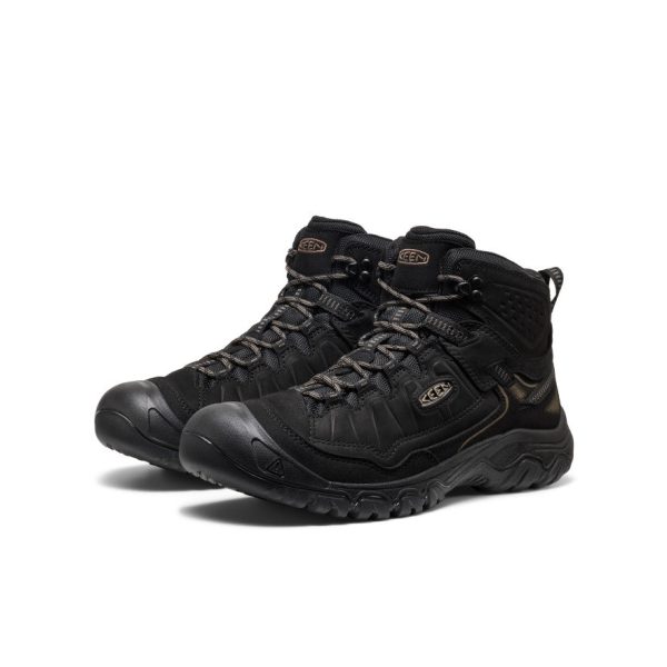 Men's Targhee IV Wide Waterproof Hiking Boot  |  Triple Black