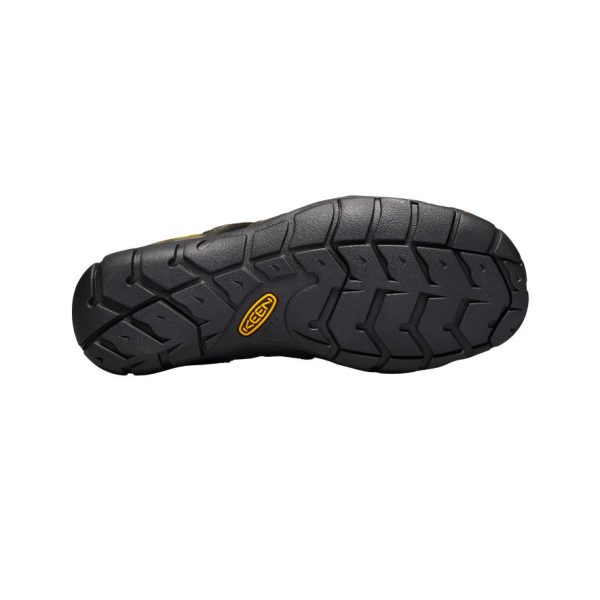 Men's Clearwater CNX Leather Sandal  |  Magnet/Black