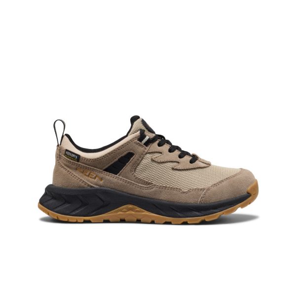 Big Kids' Hightrail Waterproof Hiking Shoe  |  Brindle/Oak Buff