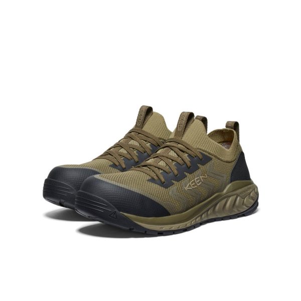 Men's Arvada Shift Work Sneaker (Carbon Toe)  |  Martini Olive/Black