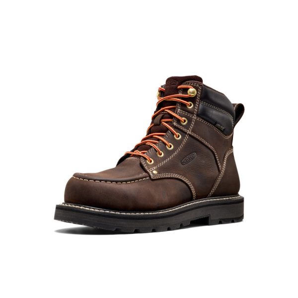 Men's Cincinnati 6 Waterproof 90?? Heel Boot (Carbon Toe)  |  Coffee Bean/Black
