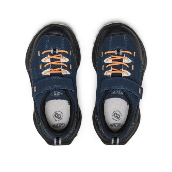 Little Kids' Jasper Zionic Sneaker | Naval Academy/Flame Orange