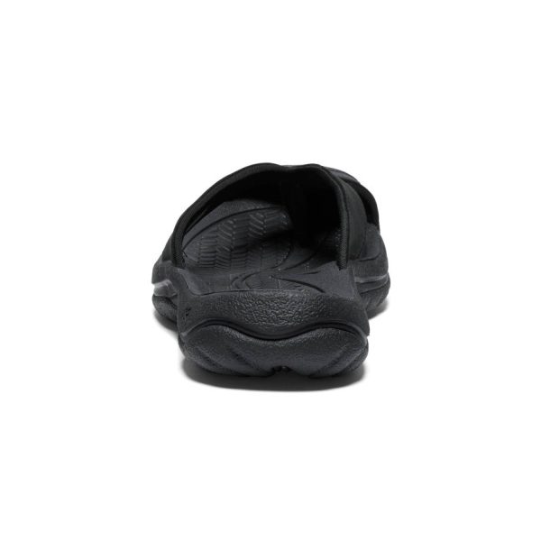 Women's Waimea Leather Flip-Flop  |  Black/Black