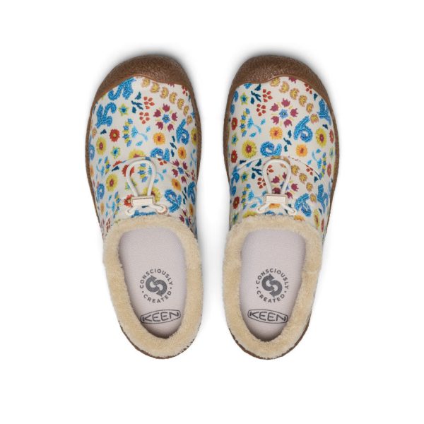 Women's Howser III Slide  |  Emb Flower/Birch