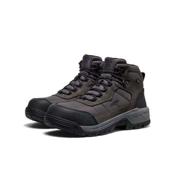 Men's Skokie Waterproof Work Boot (Carbon Toe) | Magnet/Black