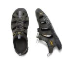 Men's Clearwater CNX Leather Sandal  |  Magnet/Black
