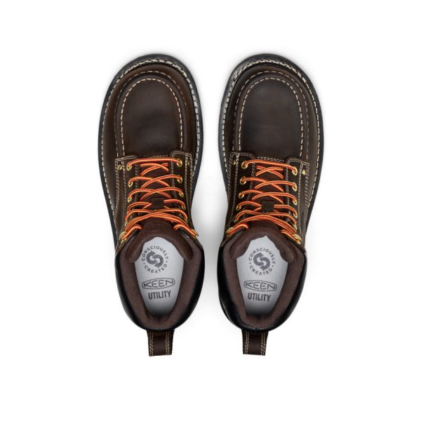 Men's Cincinnati 6 Waterproof 90?? Heel Boot (Carbon Toe)  |  Coffee Bean/Black