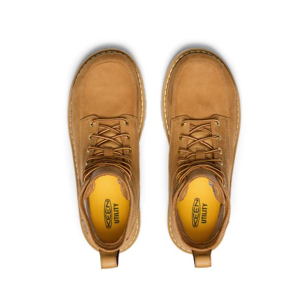 Men's San Jose 6 Waterproof 90° Heel Boot (Aluminum Toe) | Bistre/Gum